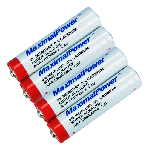 (4 Pack Lr03 / Am4 Aaa 1.5v Super Alkaline Batteries  1...