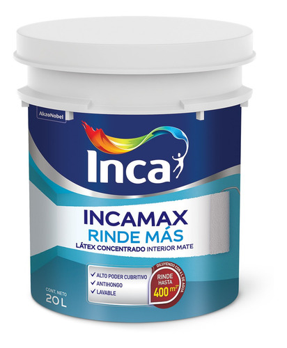 Incamax Rinde Más 20l Blanco Inca