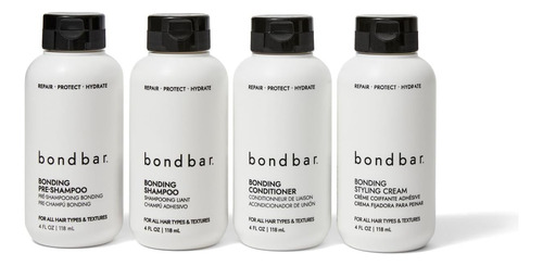 Kit Essencial Bondbar Bonding, Contém Pré-shampoo, Shampoo,