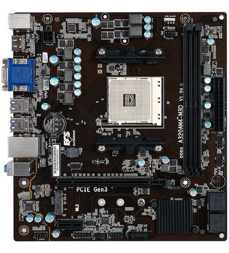 Mother Ecs A320am4 M3d3 Ddr4 Hdmi Usb3.0 Para Rysen