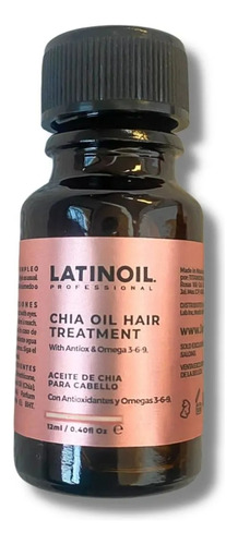 Latinoil Chia Oil Hair Treatment Tratamiento De Chia Cabello