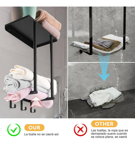 Z Estante De Toalla - Toallero Para Baño, Toallero Con