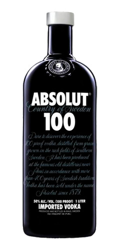 Vodka Absolut 100 Envío Gratis 1 Litro