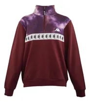 Comprar Poleron Men Half Zip Burgundy