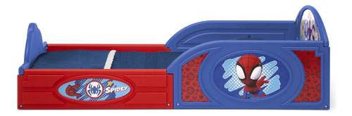 Cama Infantil Para Niños 2 En 1 Spidey Y Sus Amigos Delta C Azul Spidey