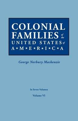 Libro Colonial Families Of The United States Of America. ...
