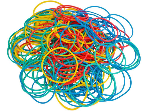 400pcs 50mm Color Rubber Bands Durable Multi-color Rubber Ba