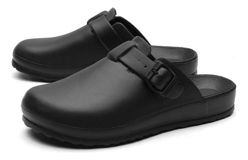 Zapato Blanco Negro Medico Enfermera Chef Sueco Doctor Ofert