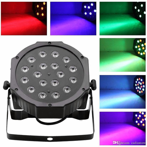 Tacho Par Led 18 Rgb Dmx Rítmico Sicodélica