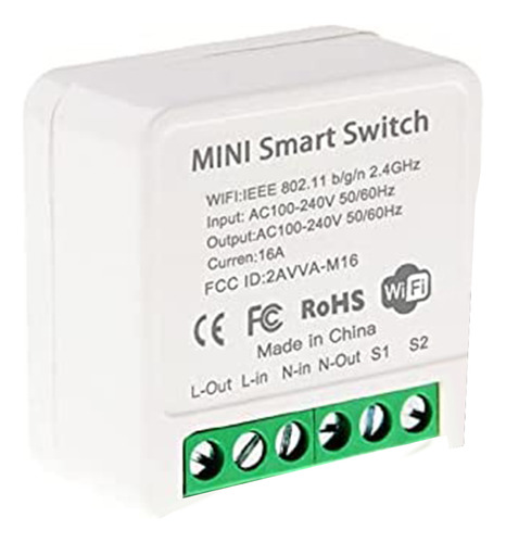 Mini Interruptor De Relé Wi-fi Inteligente, Módulo De Interr