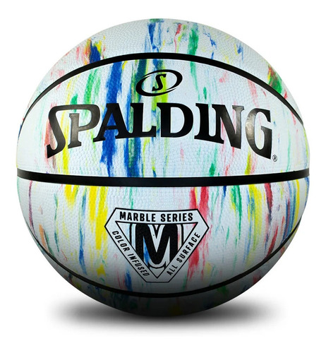 Pelota Basquet Spalding Unique Marble Nº 7 Basket - Olivos