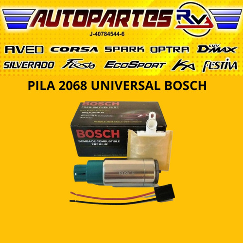 Pila Gasolina Universal Bosch 2068 Al Mayor Y Al Detal