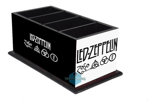 Porta Controle Remoto Decoração Led Zeppelin 