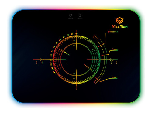 Mouse Pad Gamer Backlit Rgb Mt-p010 - Meetion