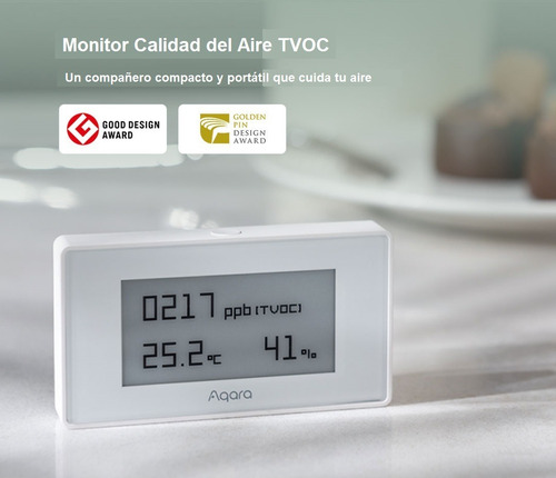 Imagen 4 de 5 de Aqara Monitor Calidad Del Aire Tvoc, Temperatura Y Humedad