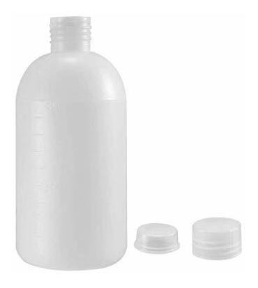 Uxcell Lab Plástico Chemical Reactivo Botella De 500 Ml / 16