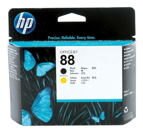 Cabeça Impressão Original Hp 88 Preta Amarela C9381a Vencida