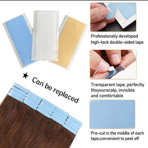 Cinta Adhesiva De Extensiones De Cabello