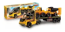 Comprar Set Camiones Duravit Constructor 3 Acoplado Volcador