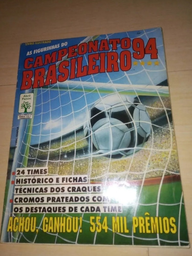 Álbum Cromos Campeonato Brasileiro 94 Completo Frete Grátis 
