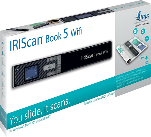 Iriscan Book 5 Wifi Escáner Portátil Fotos Y Documentos