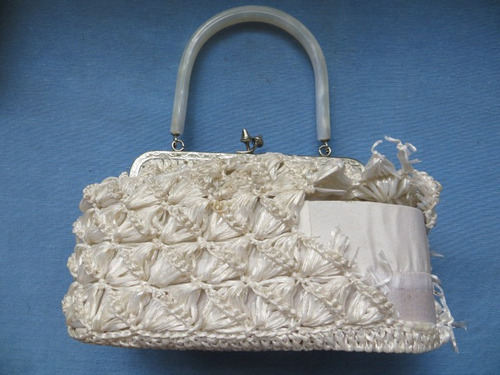 Antigua Carterita Blanca De Noche Para Reparar 23 X 12 X 10