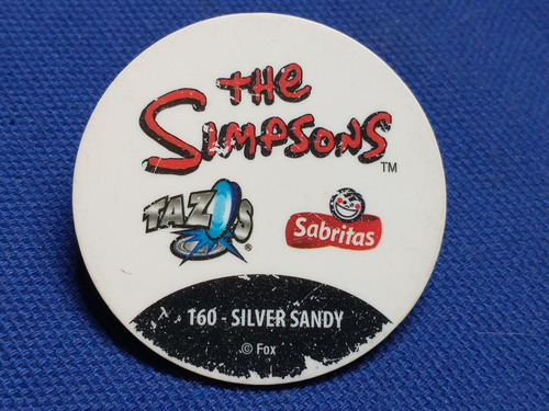Tazos The Simpsons Silver Sandy#160 Bart Simpson Sabritas'06 (Usado)