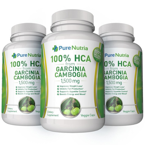 Garcinia Cambogia 100% Hca 3000mg Reduce Peso Grasa Original