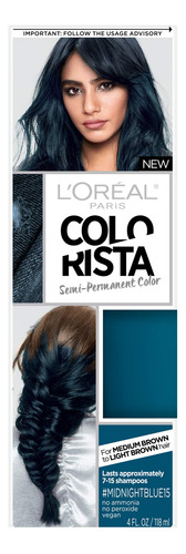 Tinte De Pelo L'oreal Paris Colorista Semipermanente Midnigh