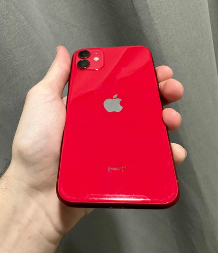 iPhone 11 (64 Gb) Apple - Rojo Con Cargador Original Y Funda