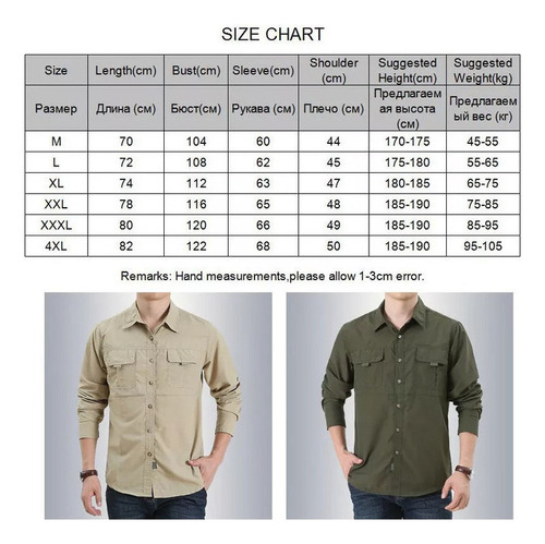 Camisas Masculinas Leve De Secagem Rápida Camisa Tática