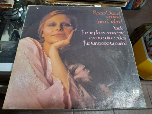 Lp Rocio Durcal Canta A Juan Gabriel Tarde Acetato,long Play (Usado)