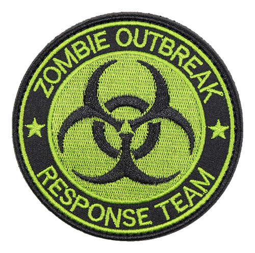 Zombie Outbreak Response Team Patch Biohazard Parches Bordad