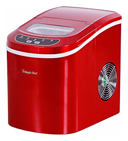 Magic Chef Mcim22r Ice Maker 27 Lb Rojo