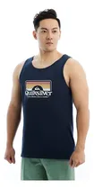 Comprar Musculosa Quiksilver Lifestyle Hombre Step Inside Marino Ras