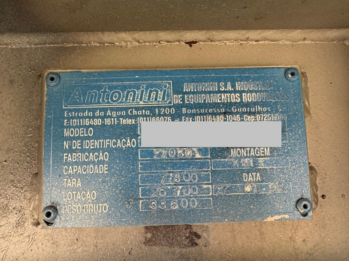 Carreta Rodotrem Bau 9 Eixos