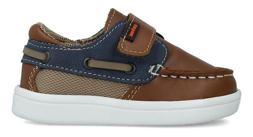 Mocasines Audaz Nautico Zapatos Casuales Niño Piel Miel (13.