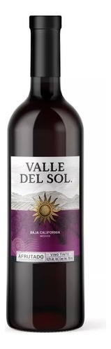 Vino Tinto Valle Del Sol Afrutado 750 Ml