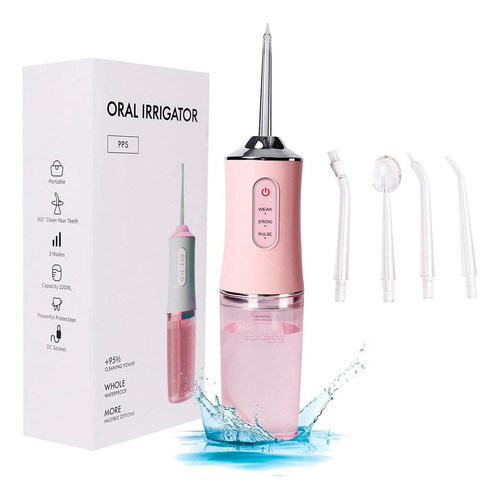 Irrigador Oral Elétrico - Higienizador Pulso - 4 Bicos