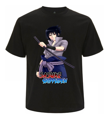 Remeras Sasuke 100% Algodón