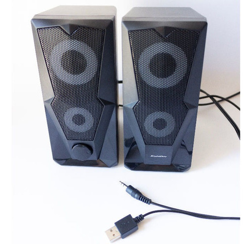 Imagen 1 de 1 de Parlantes Para Pc Ideal Gamer Negros Senon