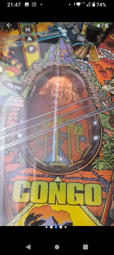 Máquina Flipper/pinball Williams Congo (Usado)