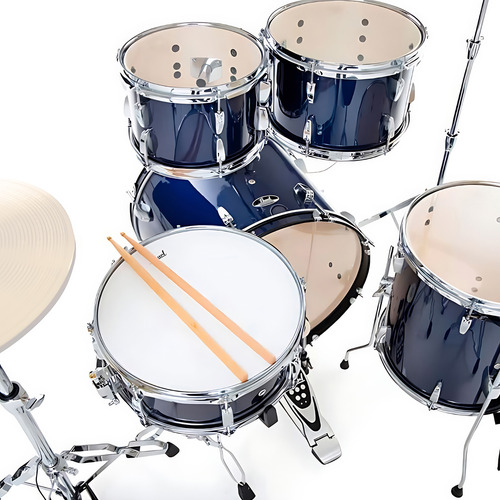 Batería Acústica Roadshow 5 Piezas Rs505c-c-743 Pearl Color Azul