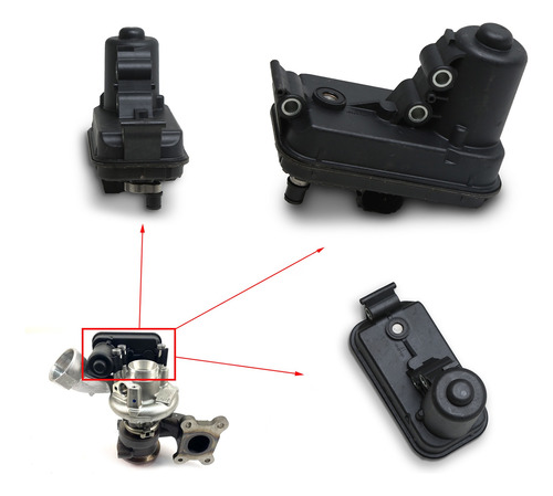 Actuador Turbo Eléctrico Audi A3 Vw Golf Polo Seat leon 1.4