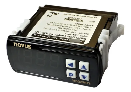 Controlador De Temperatura Y Humedad Novus N322-rht + Sensor