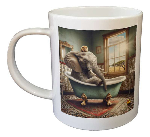 Taza Plastico Elefante Bañera Take A Bath Leon Shower