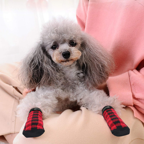 Hylyun Calcetines Antideslizantes Para Perros, 3 Pares, Calc
