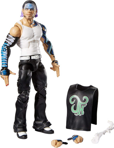 Wwe Jeff Hardy Elite Series 75 Figura De Acción De Luj...