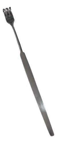 RETRACTOR DE COLGAJO X 3 PUNTAS AMALGADENT x 1 Retractor de colgajo de 3 puntas, diseñado para retraer tejidos blandos durante procedimientos quirúrgicos, especialmente en cirugía oral, periodontal o maxilofacial. Su diseño con triple punta permit