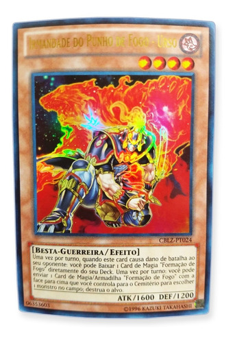 Yugi-oh! Brotherhood Of The Fire Fist Bear Cblz-en024 Ultra